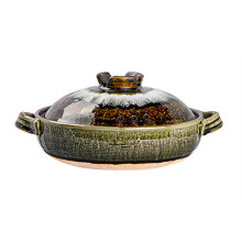 Ceramic Cooking Pot 0.6L Lead Japanese Donabe Clay Casserole Oven Safe Crack Resistant