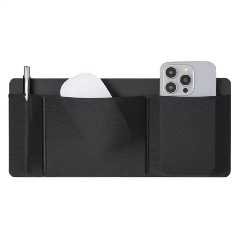 Mice Holder For Laptop Adhesive Mount 3Pocket Electronics Carry Case Organizer Compatible With Wireless Mice 9189345500503