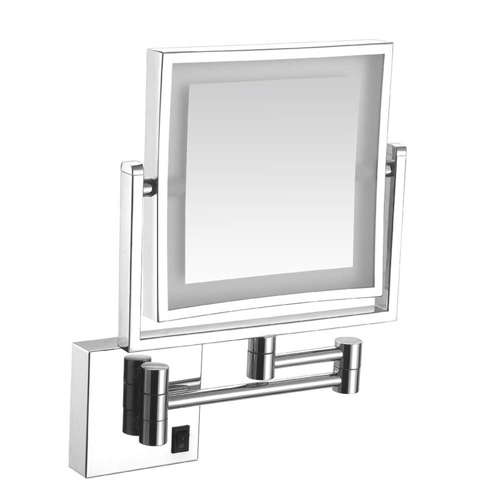 Wall Mount Vanity Mirror Dualsided 1X 3X Magnification 360 Adjustable Bathroom Shaving Mirror 9199774914017