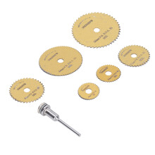 HSS Rundschaftsäbelsägeblätter 7er Pack Ultra Dünn für Schnelles Sägen von Holz, PVC, DIY