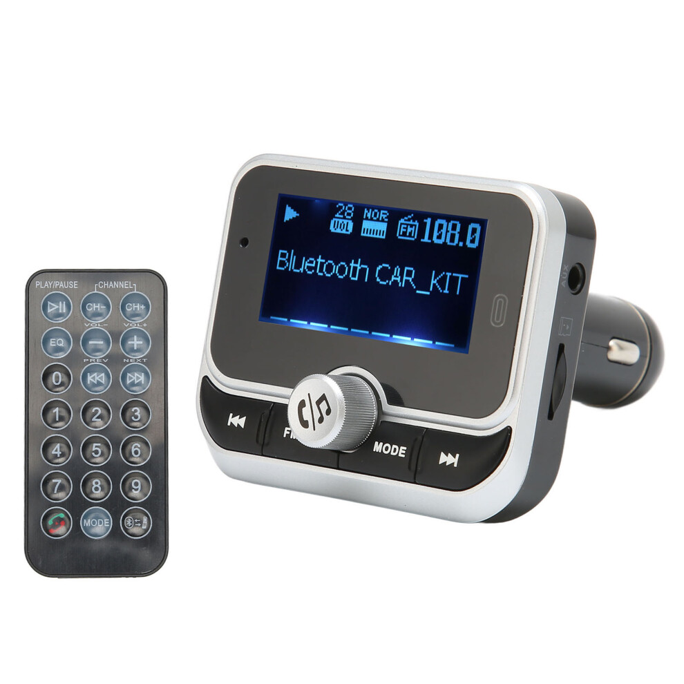 Bluetooth Fm Transmitter With 1.8" Screen & Dual Usb Charger 8711374864243
