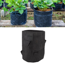 Strawberry Garden Grow Bag 8 Holes - Durable Reusable Breathable Planter 12L