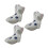 3Pcs Cartoon Ceramic Chopstick Rest Holder 3 Piece Set For Dining Table 1