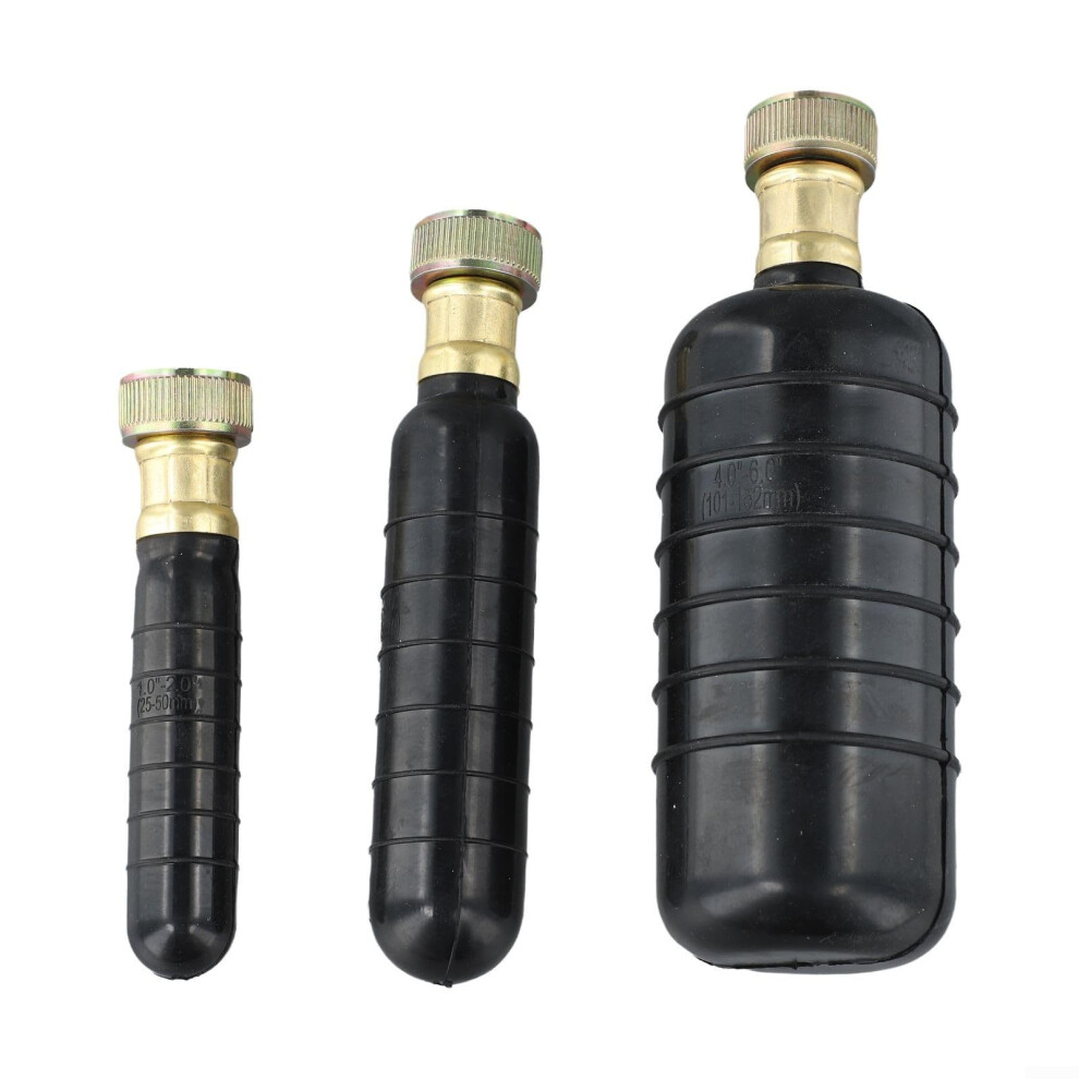 Drain Bladder Kit 3Piece Set Water Powered Unclogs Pipes Fits 1.6Inch Drains For Bathrooms Showers Pool Cleaning 9382693046925