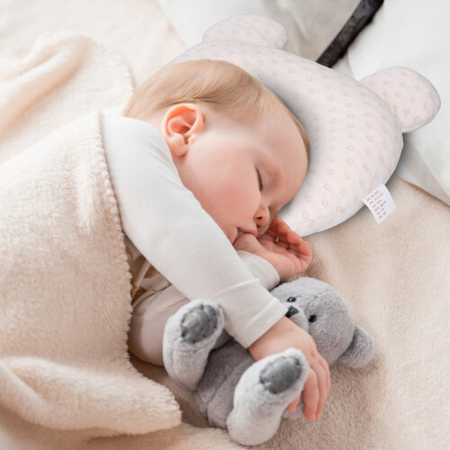 Double-Sided Baby Pillow with Soft Cotton and Cute Prints 1