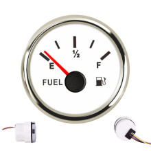 Marine Fuel Gauge Sturdy Stainless Steel Waterproof Dustproof For Boat, Car Motorcycle