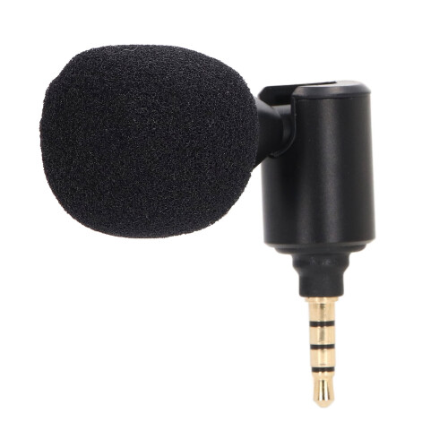 Adjustable Noise Reduction Smartphone Microphone 3.5mm, Plastic & Metal 2