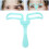 Green Folding Eyebrow Shaping Card Adjustable Cosmetic Tool for Perfect Brows 6