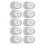 10pcs Adhesive Colostomy Pouch Lock Drainable 8