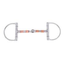 Stainless Steel Equestrian 5 Mouth D-Ring Bit with Copper Rollers for Enhanced Comfort and Durability