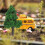 85Pcs Miniature Model Trees Plastic Green for Sand Table Train Scenery 6