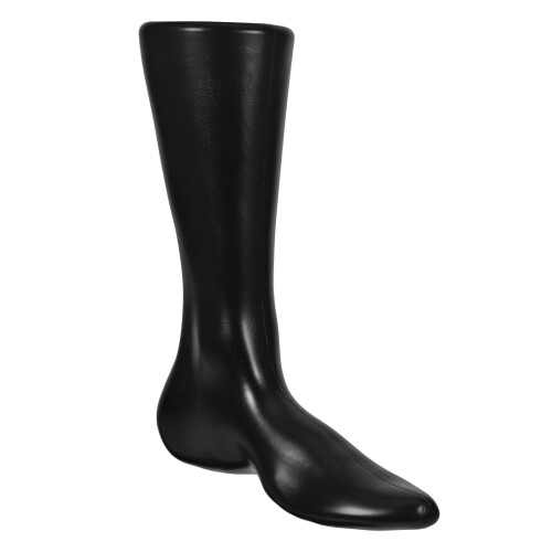 Versatile Black Plastic Male Foot Sock Display Mannequin