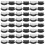 60Pcs Compact 3-Terminal Rotary Switch Black Plastic Metal Encoder 1