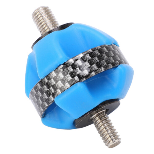 Gummi-Bogenstoßdämpferball – Blau, 80 g, Bogenschieß-Trainingdämpfer