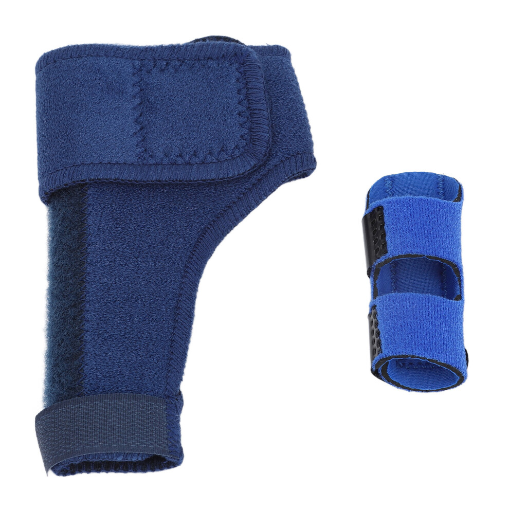 Blue Multi Finger Thumb Splint Brace for Arthritis and Hand Support