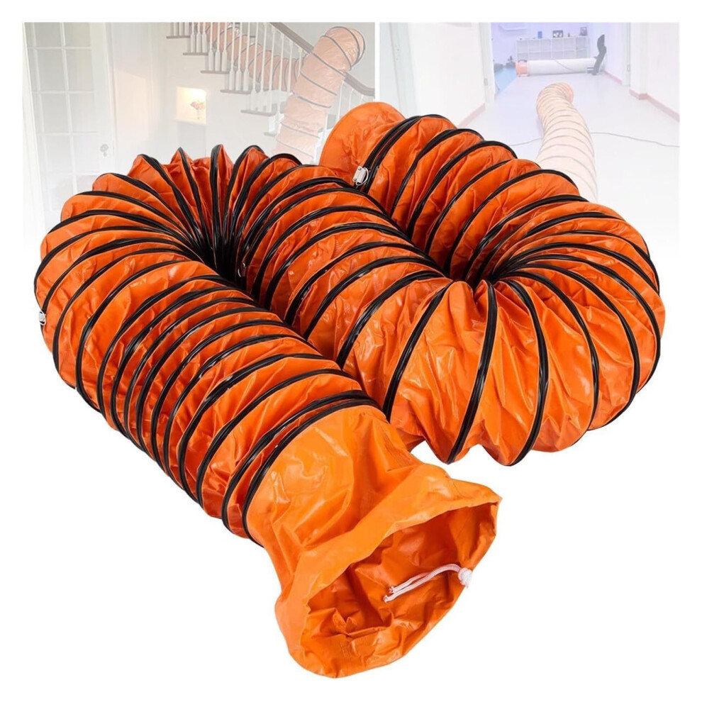 Pvc Flexible Ducting Hose 200Mm 10M Fireretardant Industrial Ventilation With Rope Seal 9189345502569