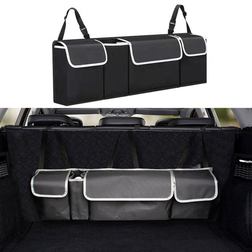 Car Boot Organizer With Multiple Compartments Hanging Design For Mitsubishi Pajero V73 V93 V97 9189345502859