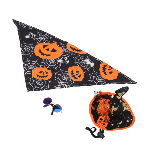 Αναστρέψιμο κασκόλ μπαντάνα για το Halloween, σκύλος, γάτα, ρυθμιζόμενη εφαρμογή, 1