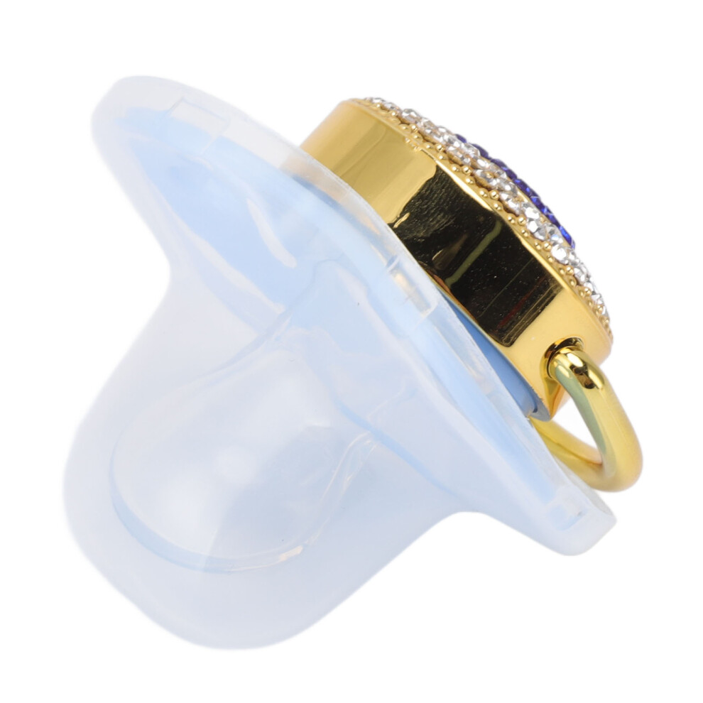 Baby Heart Shape Light Blue Pacifier, Soft Silicone, 6-18 Months