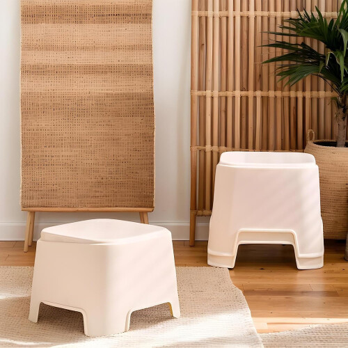 Short Stool Stackable Lightweight Foot Rest For Kitchen Bath Shower Step Stool Bedroom Living Accessibility For Teens 2