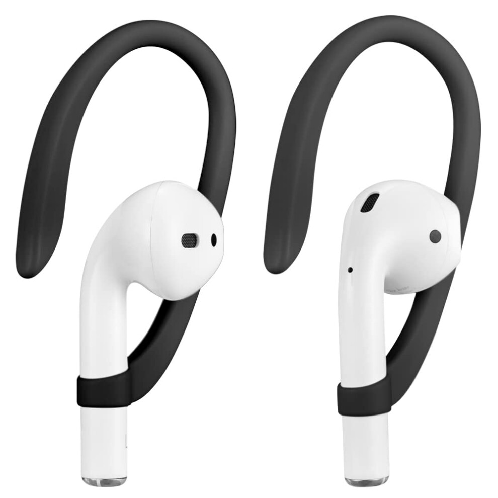 Ear Hooks For Airpods Pro 1 2 3, Secure Fit Silicone For Running And Workout Black 9199774917339