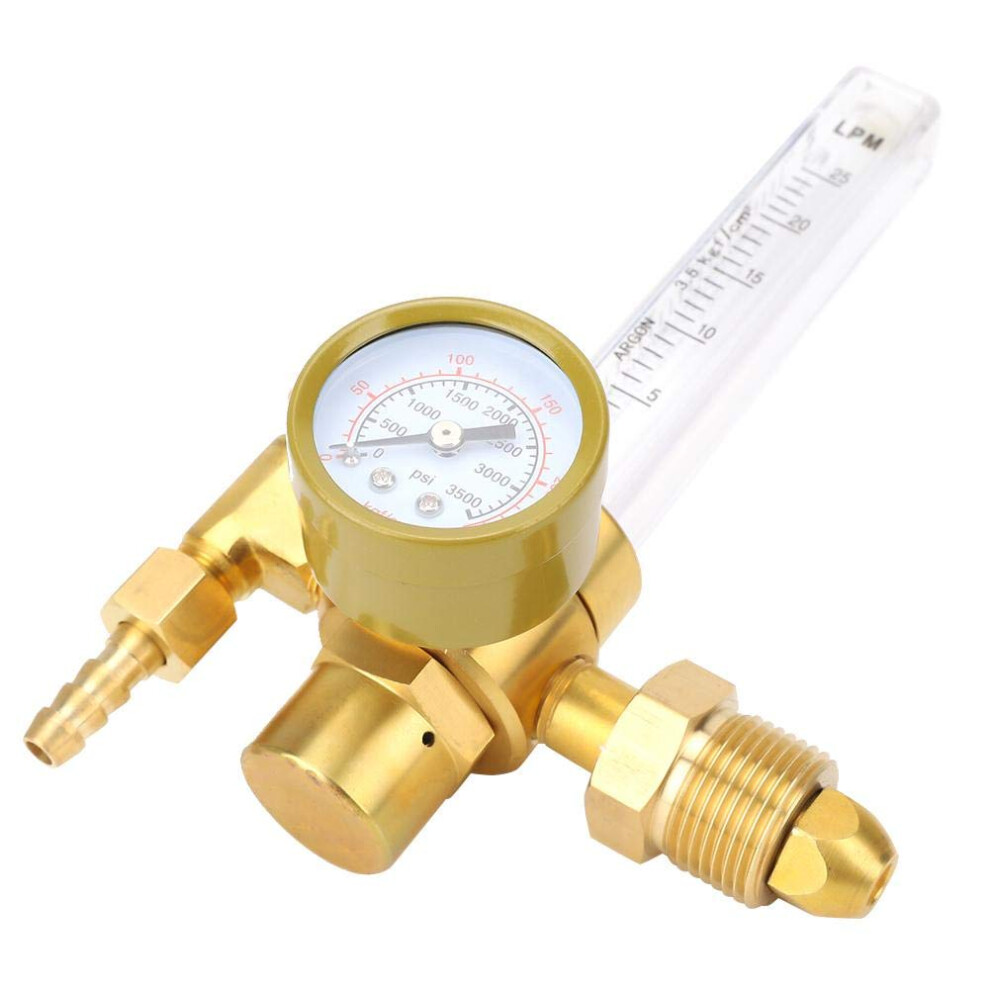 Argon Gas Regulator With Flowmeter For Tig Welding, Brass Pressure Reducer With Precise Control 9199774917674