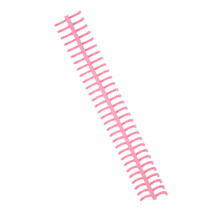 10 Stück Pinke Spiralbindungsschleifen für Dokumente, 130 Blätter, 16 mm Durchmesser, 30 Löcher