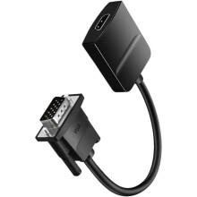 VGA To HDMI Video Converter USB Powered Plug And Play 1080P PC To HDTV Transfer 1m Cable