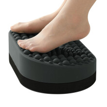 Foot Rest Under Desk With Massage, NonSlip Beads, Fatigue Relief, Desk Footrest, 41x24.5x11.5 cm, Dark Gray