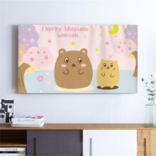 TV Protector Cover for 2275 Inch TV/PC Display, Elastic DustProof, AllInclusive Screen Protector, Brown Animals Design