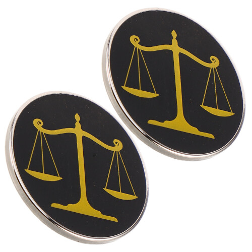 2Pièces Broche Justice En Pour Étudiants Et