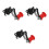 3Pcs Universal Motorcycle Chain Tensioner Tool Durable Black 4