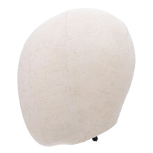2Pcs Female Mannequin Heads with Natural Skin Tone for Wig Display