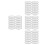48Pcs Silver Stainless Steel Sprouting Jar Screen Lids Wide Mouth 7