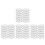 48Pcs Silver Stainless Steel Sprouting Jar Screen Lids Wide Mouth 3