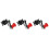 3Pcs Universal Motorcycle Chain Tensioner Tool Durable Black 8