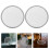 48Pcs Silver Stainless Steel Sprouting Jar Screen Lids Wide Mouth 10