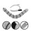 4Ensembles Accessoires Costume Singe Et Queue Tissu Gris Uni 11