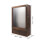 Deep Coffee Wood Display Case Shadow Box for Wedding and Keepsakes 2
