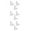 9Pcs Portable Acrylic Sewing Templates for Fabric Xmas Patchwork Decor 6