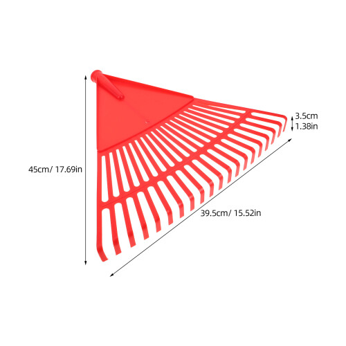 Plastic Bladhark Rood Hark Voor Blad- En Grasschoon 2