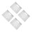 4Pcs Versatile Aluminum Projector Holder Wall Mount Stand White 7
