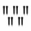 10Pcs Carbon Tungsten Steel Trekking Pole Tips Replacement 7