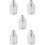 5Pcs Compact Silver Gas Sensor Outer Shielding Durable Aluminum Case 10