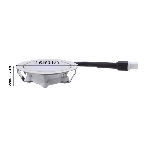 1Ampoule LED Sous- Argent Mat Pièce Doux Cuisine 1