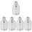 5Pcs Compact Silver Gas Sensor Outer Shielding Durable Aluminum Case 7