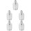 5Pcs Compact Silver Gas Sensor Outer Shielding Durable Aluminum Case 8