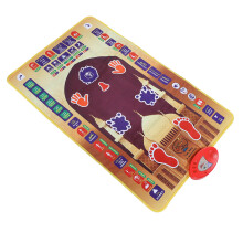 Kids Muslim Prayer Rug with 7 Languages — 111x70cm, Electric & Educational