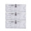 3X Safetypin Clear Hard Plastic Name Tag Clip Holder 3 Pcs 2