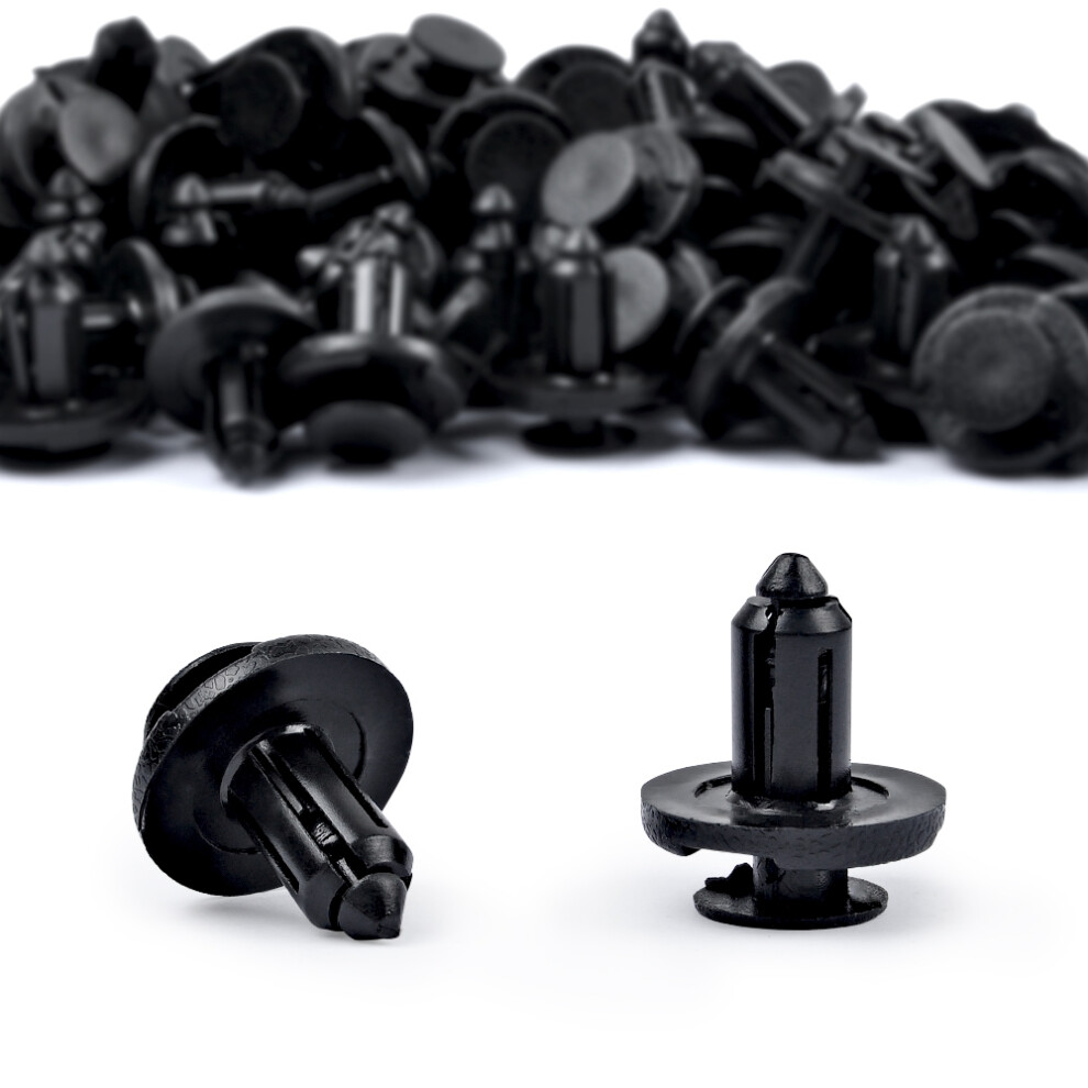 200Pcs Bumper Clips 8Mm Push Flare Fastener For And Plastic Rivet Retainer Clips 6034208198058